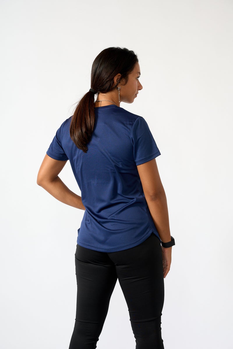 Beyond Women's Navy short sleeve Training T-shirt - Image 3